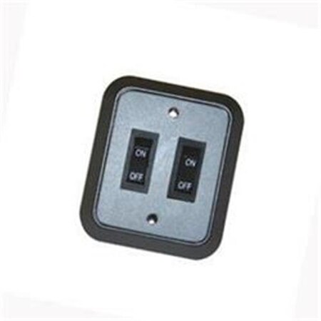 Jrv Products JRV PRODUCTS A8977RBL Ac Power RV Double Rocker Switch With Bezel J6G-A8977RBL